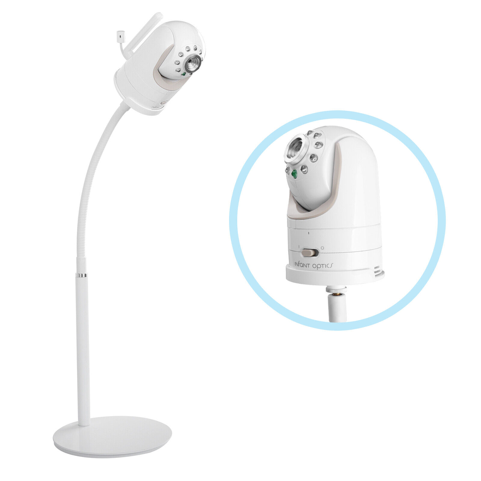 HOLACA Desktop stand for Infant OpticsDXR-8/DXR-8 Pro,Baby Monitor Camera Holder