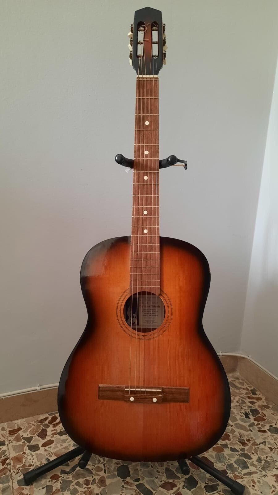 Acoustic Guitar Brand Carmelo Catania, Fine Years 70. Mint Condition