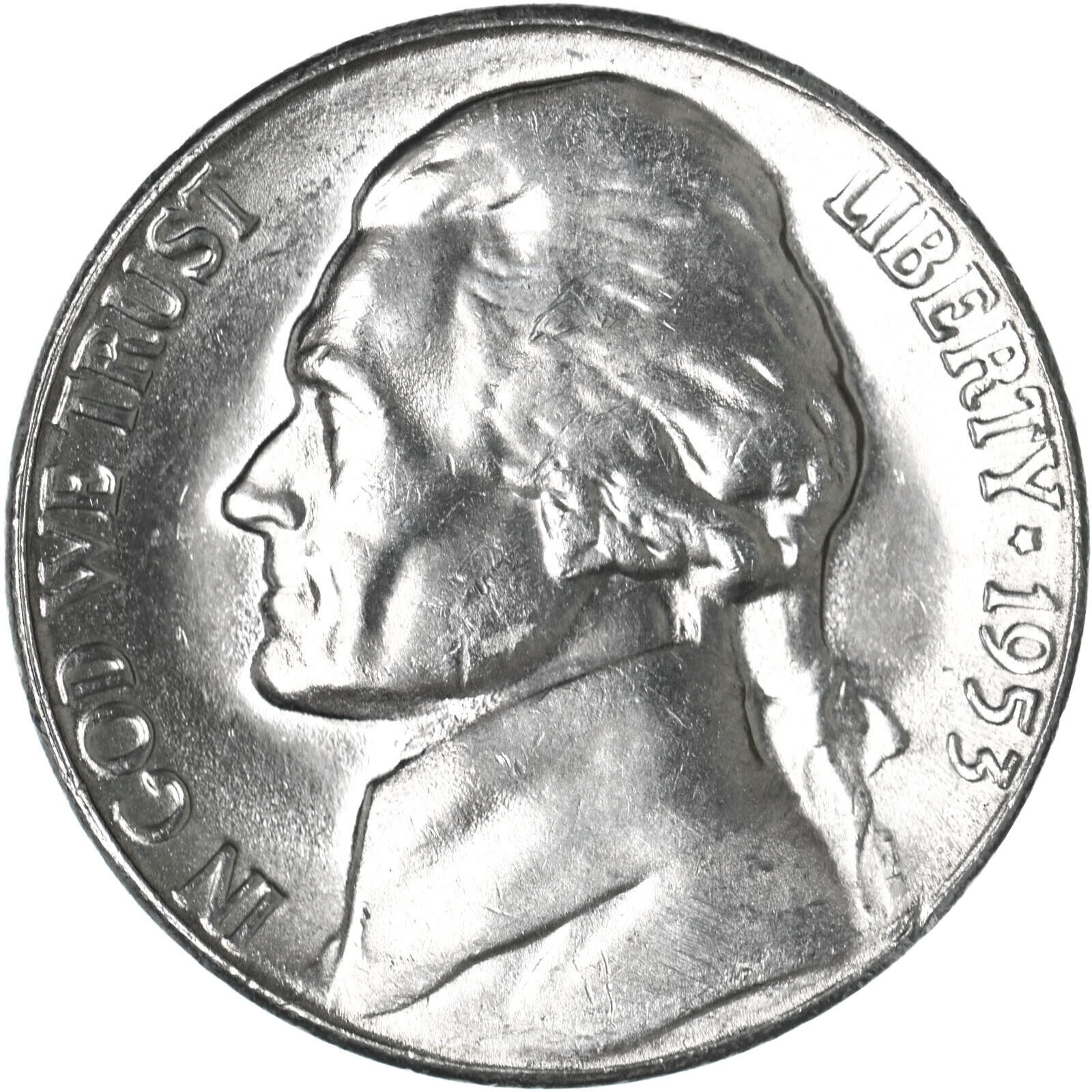 1953 S Jefferson Nickel BU US Coin