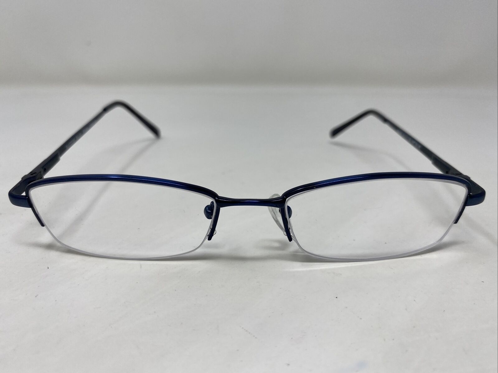 Success SS-351 ANTIQUE BLUE 51-17-135 Metal Half Rim Eyeglasses Frame AI43