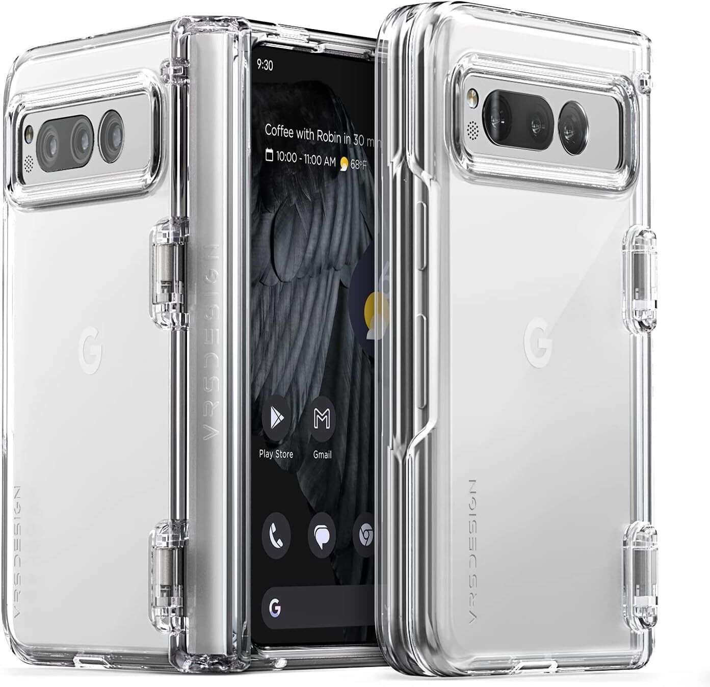 For Google Pixel Fold Case VRS Design® [Simpli Fit] Phone Cover Hinge Protector