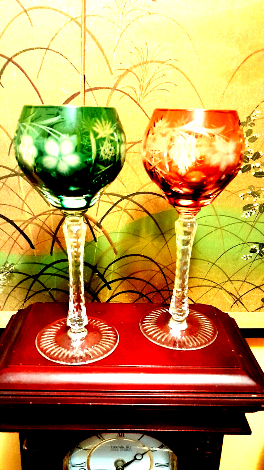 NACHTMANN VINTAGE TRAUBE WINE GLASSES - PAIR OF 2 - 8\
