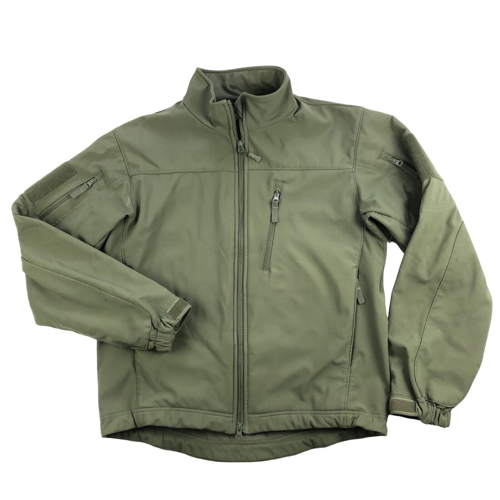 Condor Phantom Mens Medium Green Soft Shell Full Zip Jacket