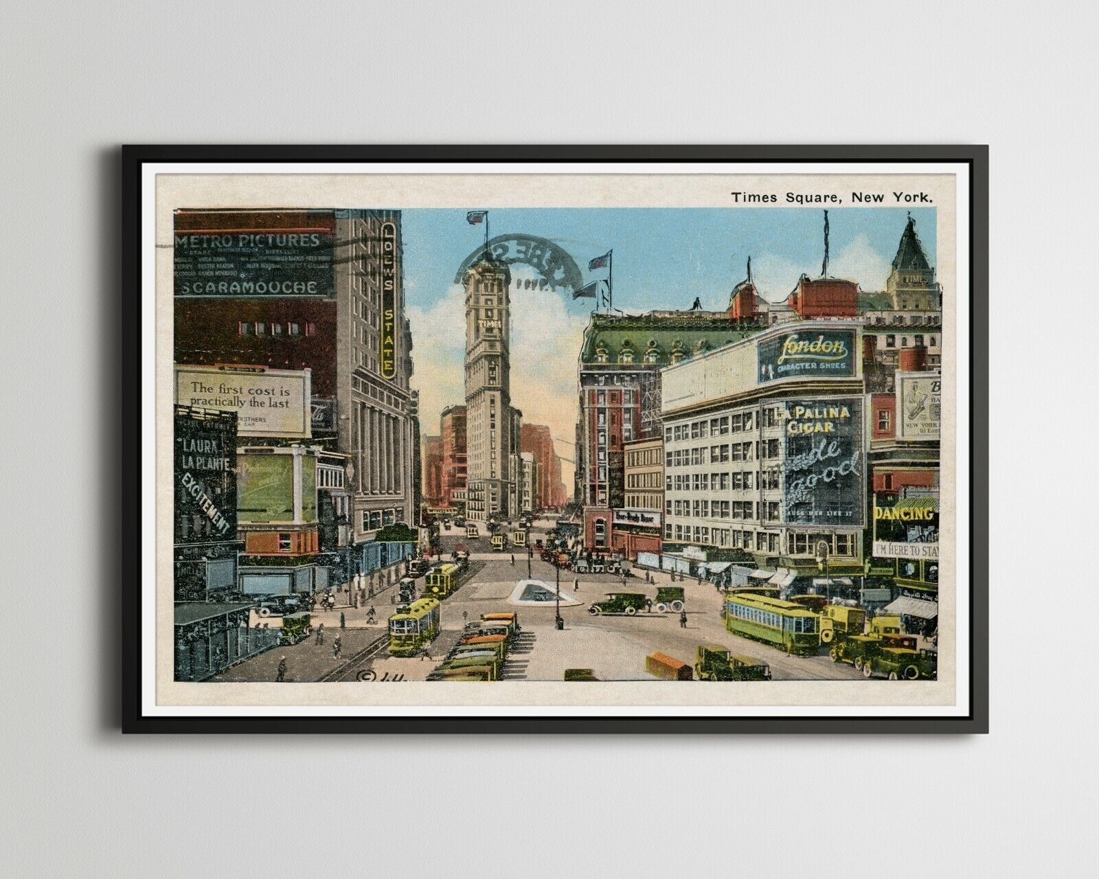 1924 Times Square Postcard POSTER (up to 24\