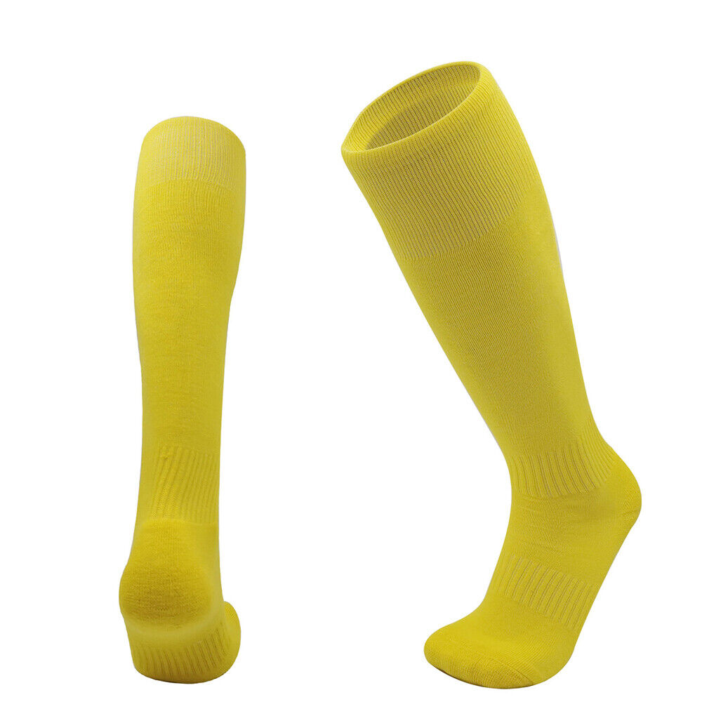 Adult Long Football Soccer Baseball Athletic Sports Socks Knee High Stockings 