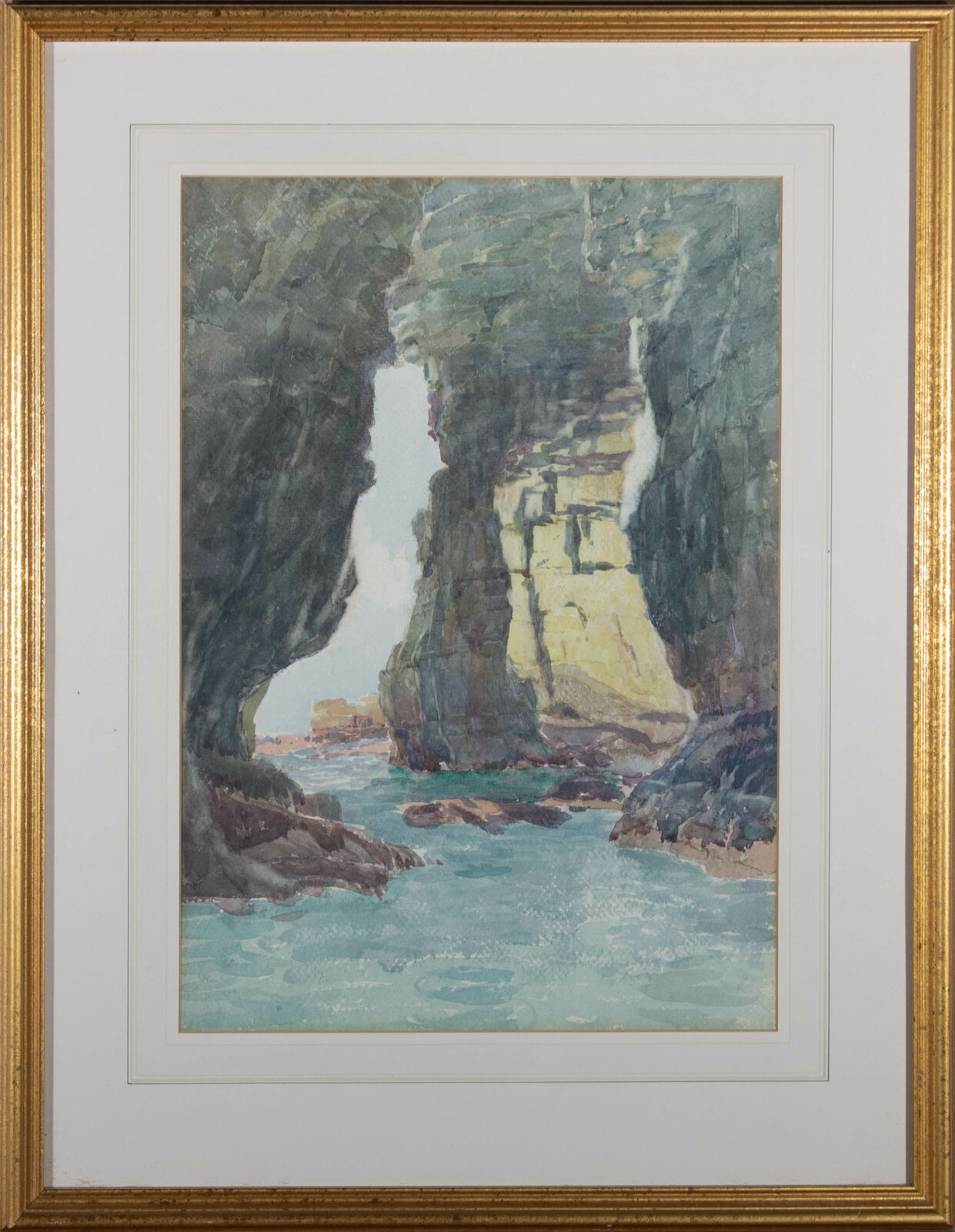 A. P. Winteringham  - Early 20th Century Watercolour, Coastal View