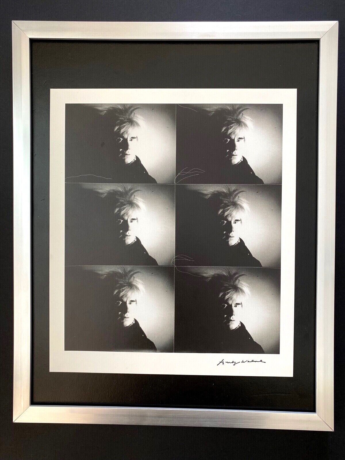Andy Warhol | Vintage 1984 Self Portraits Print Signed | Mounted and Framed