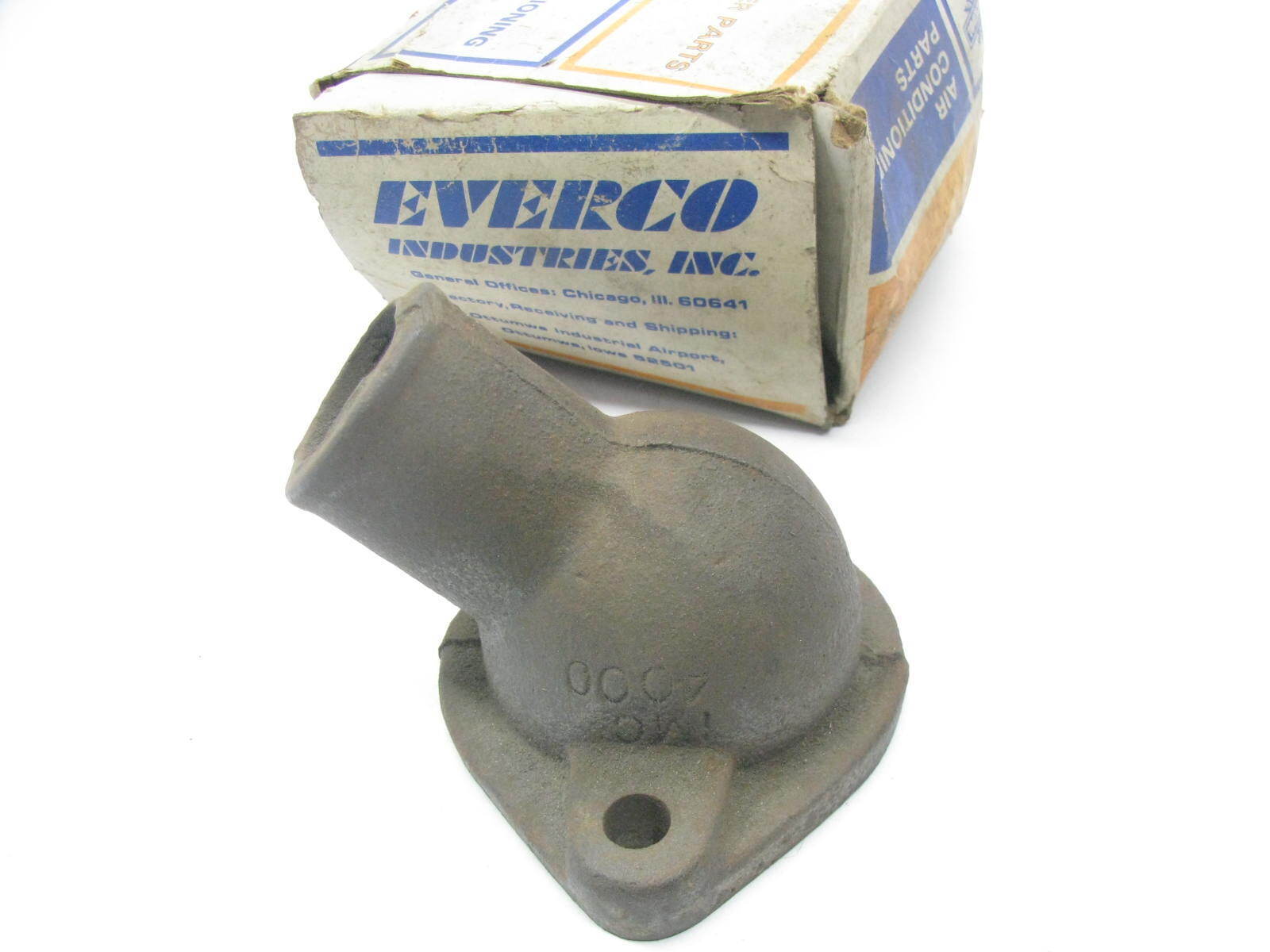 Everco W-1450 Engine Coolant Water Outlet For 1948-53 Ford & Mercury Flathead V8