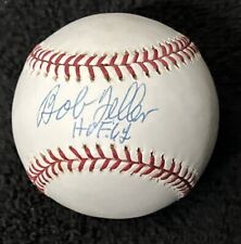 Bob Feller HOF 62 SIGNED Autographed OMLB Baseball BECKETT COA picture