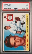 1955 topps hal smith #8 PSA 3.5 picture