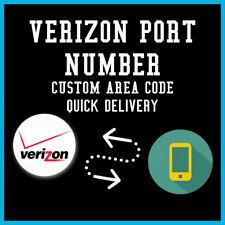 VERIZON WIRELESS Port Numbers - YOU PICK ANY AREA CODE - 5 MINUTE DELIVERY picture