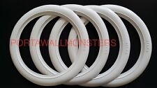 GENUINE ATLAS CLASSIC STYLE 19'' WHITE WALL PORTAWALL TIRE INSERT TRIM SET  #04 picture
