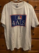 Vintage Fruit Of The Loom MLB baseball 4 ALS t Shirt Mens Xl White (p5) picture