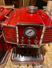 Galanz Espresso Machine W/ Retro Design 2-Cup Red picture