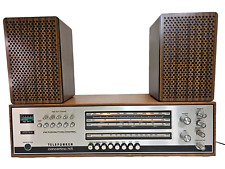 Telefunken Concertino HiFi 105 Radio w Grundig Speakers MCM 1960s Germany Read picture