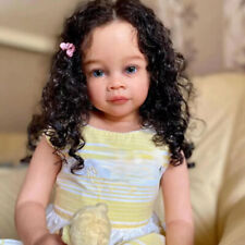 27inch Realistic Reborn Doll  Handmade Real Toddler Cloth Body Curly Hair picture