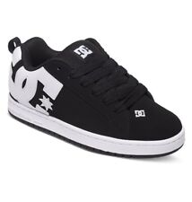 DC Shoes Men's Court Graffik Skateboarding Sneaker Low Black/White 100539 picture