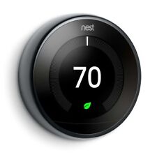 Nest T3018US 3rd Gen Programmable Thermostat - Mirror Black picture