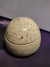 Japanese Ceramic Incense Container Vtg Pottery Kogo Round  picture
