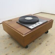 GARRARD 401 turntable late model double arm cabinet Operation confirmed picture