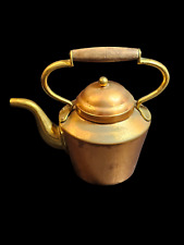 Copper and Brass Mid-Century Modern Tea Kettle Copper Ware picture