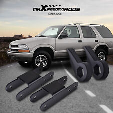 Adjustable 1-3'' Torsion Keys + Rear Shackles Lift Kit For Chevy S10 4WD 82-04 picture