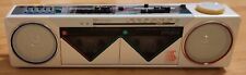  SONY CFS-W50 Vintage Stereo Cassette-Corder Boombox White Retro Tested Working  picture