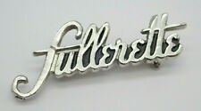 Fullerette Silver Tone Vintage Lapel Pin picture