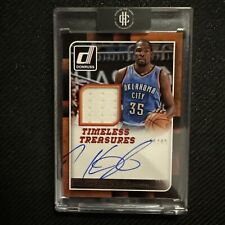 2015-16 Panini Donruss Kevin Durant Timeless Treasures GW Patch Auto /49  picture