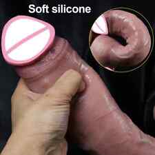 Super Huge Realistic Dildo Penis Soft Silicone Dick with Suction Cup Anal Toys picture