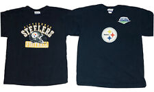 *LOT* Reebok NFL Pittsburgh Steelers 2009 Super Bowl Roethlisberger Shirts; S picture