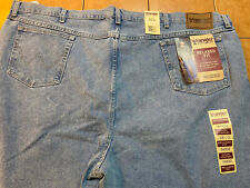 New Wrangler Relaxed Fit Rugged Wear Denim Blue Jeans Mens Size 54 x 32 NWT picture