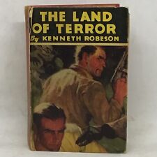 Vintage 1933 The Land Of Terror By Kenneth Robeson Illustrated Hardcover 1st Ed. picture