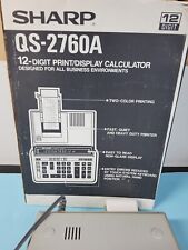 Vintage Sharp Compet QS-2760A Electronic Calculating Machine Tested picture