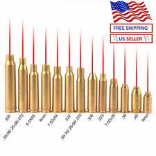 Red Laser boresight CAL 7MM/8MM/9MM/223/308/762 Cartridge bore sighter US Seller picture