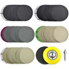 102x 3 in Sanding Discs 800-5000 Grit for Drill Wet Dry Hook Loop Sandpaper Pads picture
