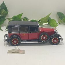 Franklin Mint 1935 Mercedes Benz 770K Grosser Hirohito Red Black Model Car Toy picture