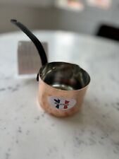 Baumalu Copper Saucepan Pot Handmade In France 4 Inches NEW With Tags picture