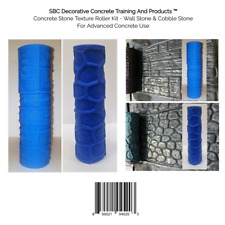 Concrete Texture Rollers - Wall Stone & Cobble Stone Concrete Roller Kit picture