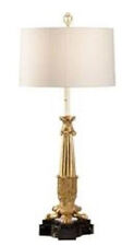 Biltmore 40 inch 100 watt Gold Leaf Table Lamp Portable Light, picture
