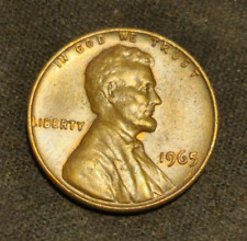 1965 Lincoln Penny No Mint Mark RARE + Error 
