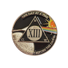 Sun and Moon AA Medallion available in all Months and Years Unique Sobriety Gift picture