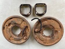 Vintage 1956 Ford Pick Up F250 Brake Backing Plates Plates picture