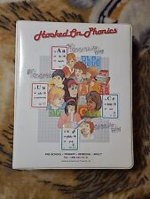 Vintage Hooked On Phonics Box Set Booklets Cassette Tapes Flash Cards Homeschool picture