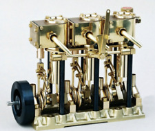 SAITO T3DR Steam Engine For Model Ships Duplex 3-Cylinder picture