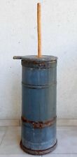 ANTIQUE PRIMITIVE very HEAVY and LARGE WOODEN BUTTER CHURN / Home decor picture