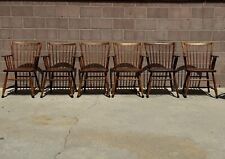 Vintage Leopold Stickley Cherry Wood Windsor Chair - Mid Century Set of 6 picture