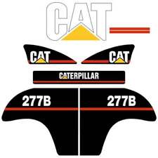 CAT 277B Decals, 277B aftermarket repro decals sticker kit picture