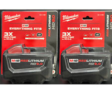 2PCS GENUINE Milwaukee M18 High Demand Lithium-Ion 9.0 Ah Battery 48-11-1890 picture