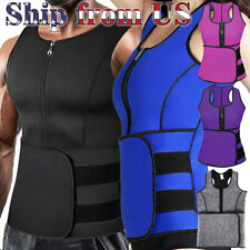 Men & Women Sauna Thermo Sweat Waist Trainer Vest Suit Body Shaper Belt Corset picture